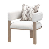 West Kensington Sea Salt Caramel/Buff Accent Chair - Ornate Home