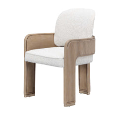 West Kensington Sea Salt Caramel/Buff Dining Arm Chair - Ornate Home
