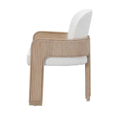 West Kensington Sea Salt Caramel/Buff Dining Arm Chair - Ornate Home