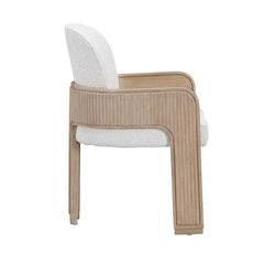 West Kensington Sea Salt Caramel/Buff Dining Arm Chair - Ornate Home