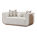 West Kensington Sea Salt Caramel/Buff Loveseat - Ornate Home