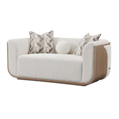 West Kensington Sea Salt Caramel/Buff Loveseat - Ornate Home