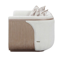 West Kensington Sea Salt Caramel/Buff Loveseat - Ornate Home