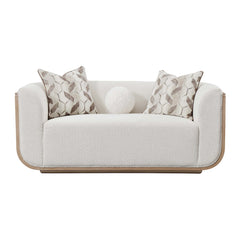 West Kensington Sea Salt Caramel/Buff Loveseat - Ornate Home