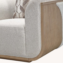 West Kensington Sea Salt Caramel/Buff Matching Chair - Ornate Home
