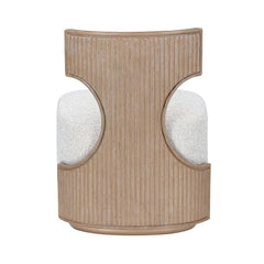West Kensington Sea Salt Caramel/Buff Vanity Chair - Ornate Home