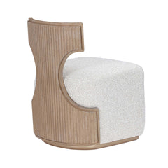 West Kensington Sea Salt Caramel/Buff Vanity Chair - Ornate Home