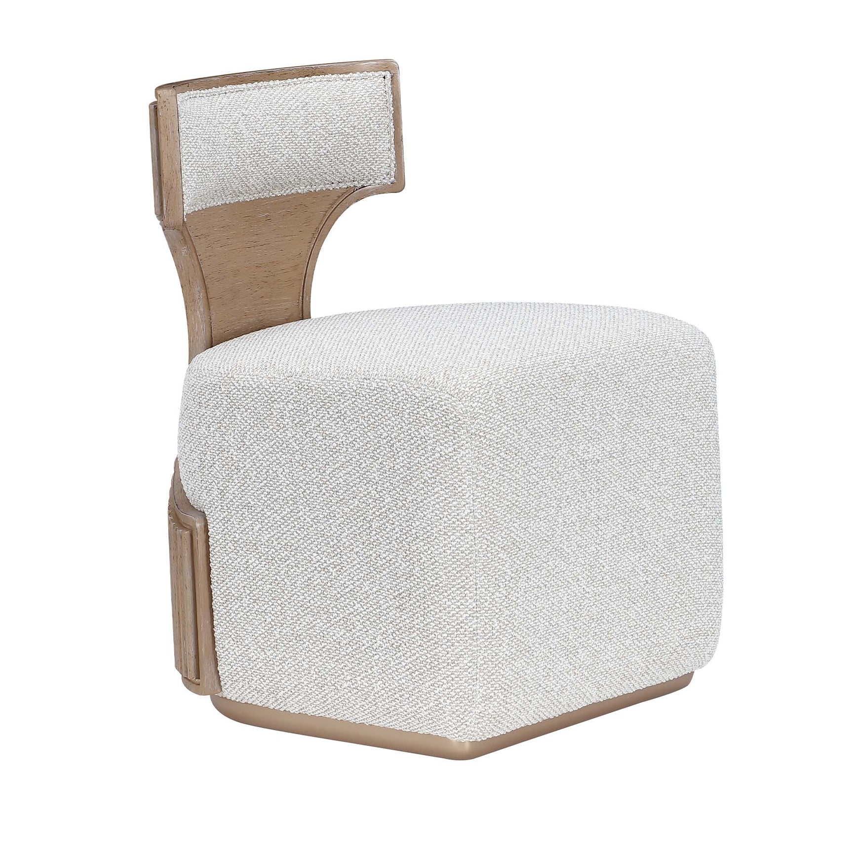 West Kensington Sea Salt Caramel/Buff Vanity Chair - Ornate Home