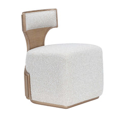 West Kensington Sea Salt Caramel/Buff Vanity Chair - Ornate Home