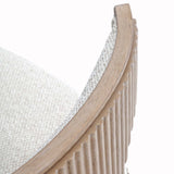 West Kensington Sea Salt Caramel/Buff Vanity Chair - Ornate Home