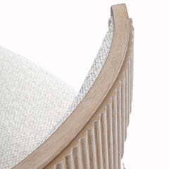 West Kensington Sea Salt Caramel/Buff Vanity Chair - Ornate Home