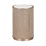 West Kensington Sea Salt Caramel Chairside Table - Ornate Home