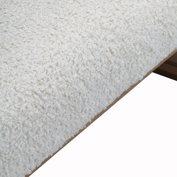 West Kensington Sea Salt Caramel/Cream Puff Accent Bench - Ornate Home