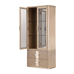 West Kensington Sea Salt Caramel Display Cabinet - Ornate Home