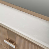 West Kensington Sea Salt Caramel Dresser & Wall Mirror - Ornate Home