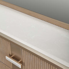 West Kensington Sea Salt Caramel Dresser & Wall Mirror - Ornate Home