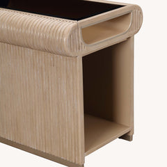 West Kensington Sea Salt Caramel End Table - Ornate Home