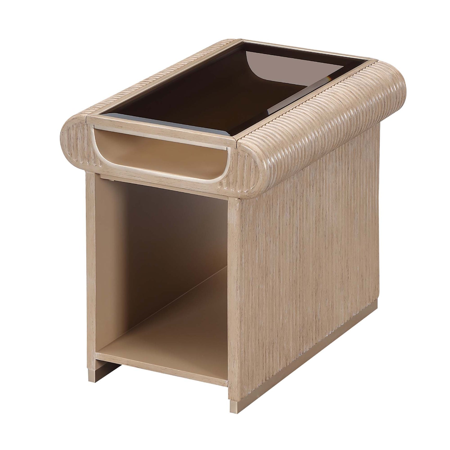West Kensington Sea Salt Caramel End Table - Ornate Home
