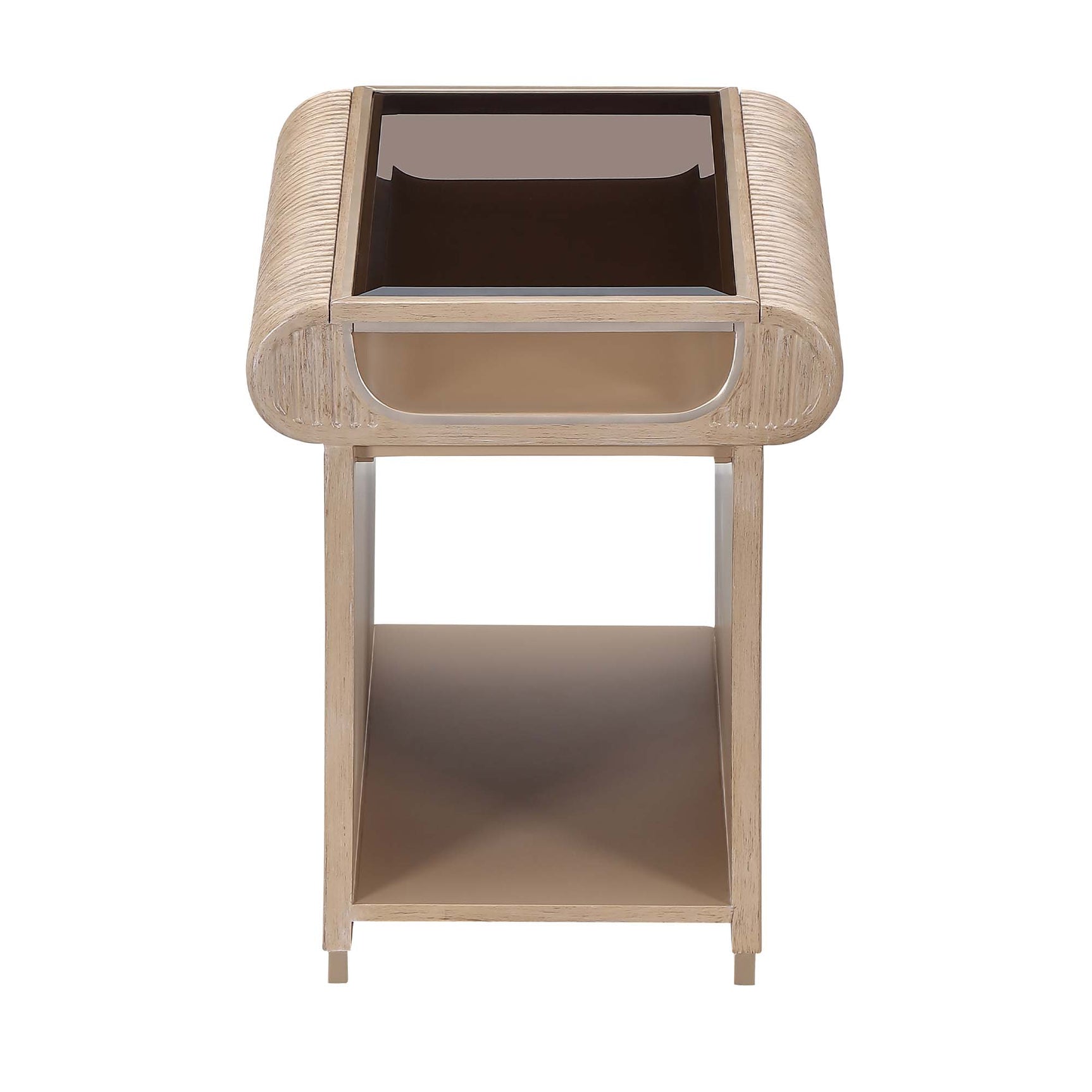 West Kensington Sea Salt Caramel End Table - Ornate Home