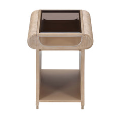 West Kensington Sea Salt Caramel End Table - Ornate Home
