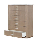West Kensington Sea Salt Caramel Highboy Chest - Ornate Home