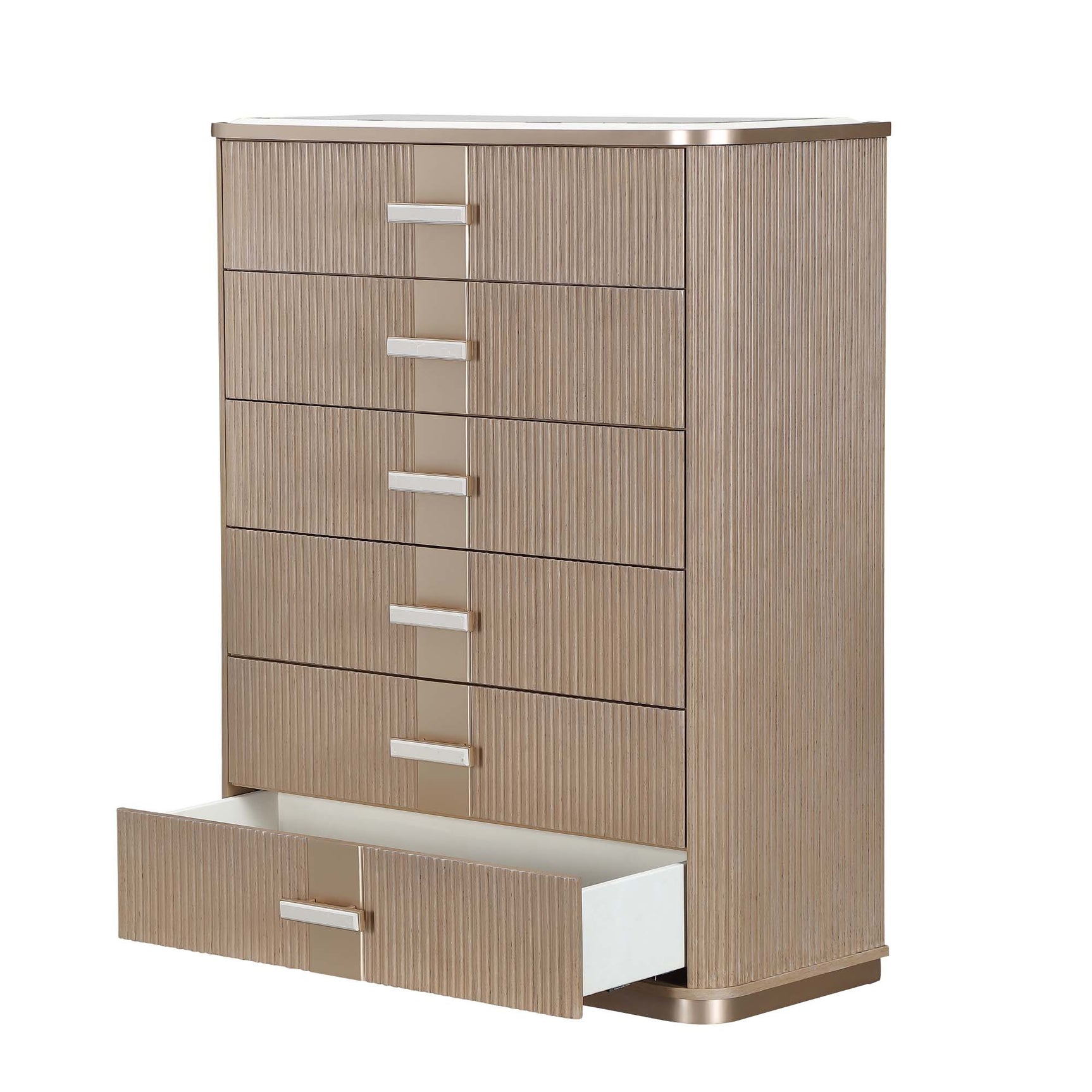 West Kensington Sea Salt Caramel Highboy Chest - Ornate Home