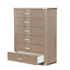West Kensington Sea Salt Caramel Highboy Chest - Ornate Home