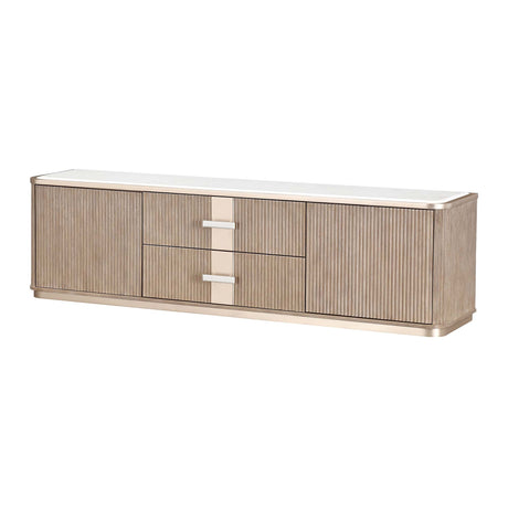 West Kensington Sea Salt Caramel Media Cabinet - Ornate Home