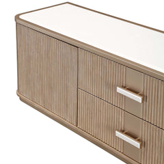 West Kensington Sea Salt Caramel Media Cabinet - Ornate Home