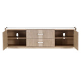 West Kensington Sea Salt Caramel Media Cabinet - Ornate Home