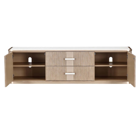 West Kensington Sea Salt Caramel Media Cabinet - Ornate Home