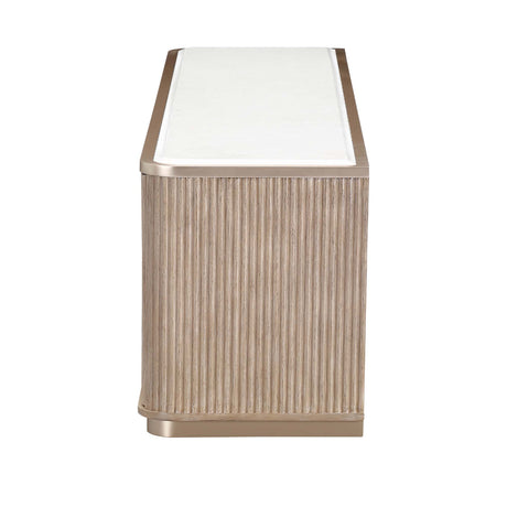 West Kensington Sea Salt Caramel Media Cabinet - Ornate Home