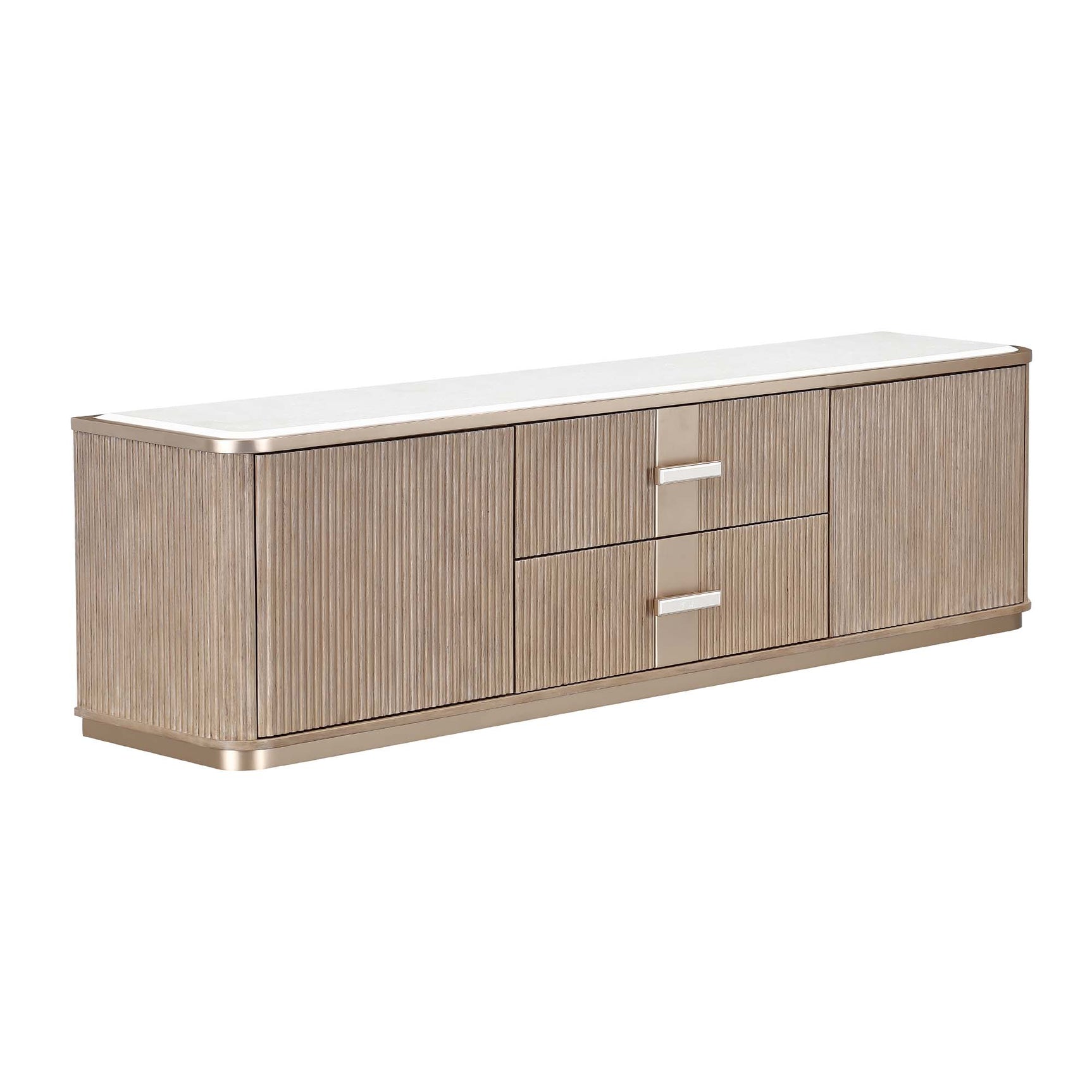West Kensington Sea Salt Caramel Media Cabinet - Ornate Home