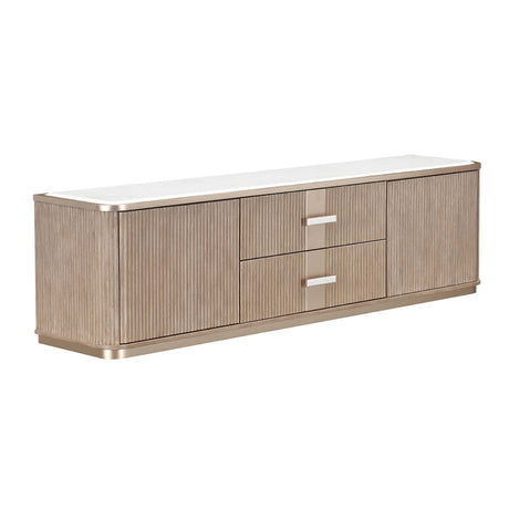 West Kensington Sea Salt Caramel Media Cabinet - Ornate Home