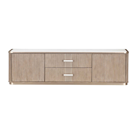 West Kensington Sea Salt Caramel Media Cabinet - Ornate Home