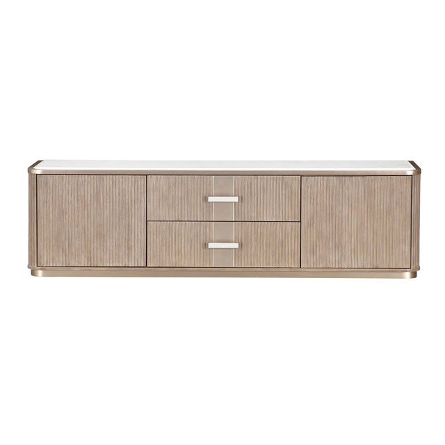 West Kensington Sea Salt Caramel Media Cabinet - Ornate Home