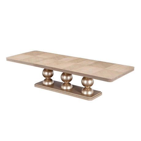 West Kensington Sea Salt Caramel Rectangular Dining Table - Ornate Home