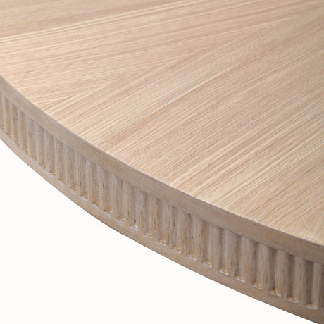 West Kensington Sea Salt Caramel Round Dining Table - Ornate Home