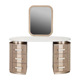 West Kensington Sea Salt Caramel Vanity with Mirror - Ornate Home