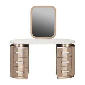 West Kensington Sea Salt Caramel Vanity with Mirror - Ornate Home