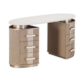 West Kensington Sea Salt Caramel Vanity with Mirror - Ornate Home