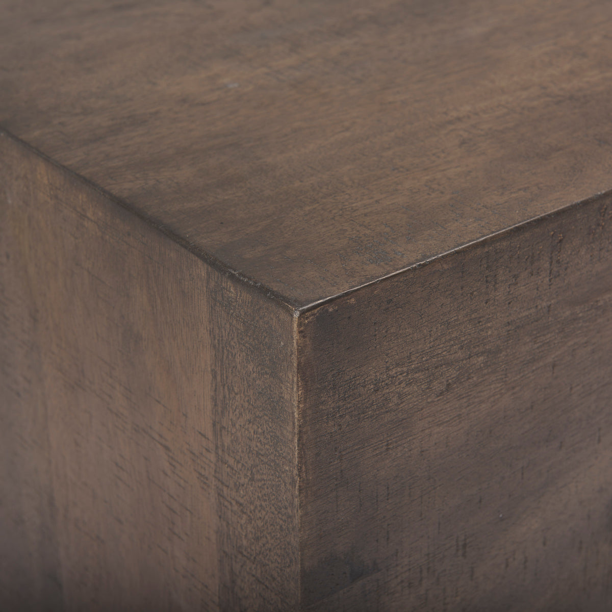 West Medium Brown Wooden Angled Coffee Table - Ornate Home