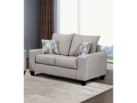 West action Beige Loveseat - Ornate Home