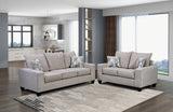 West action Beige Loveseat - Ornate Home