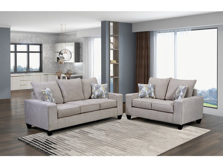 West action Beige Sofa & Loveseat - Ornate Home