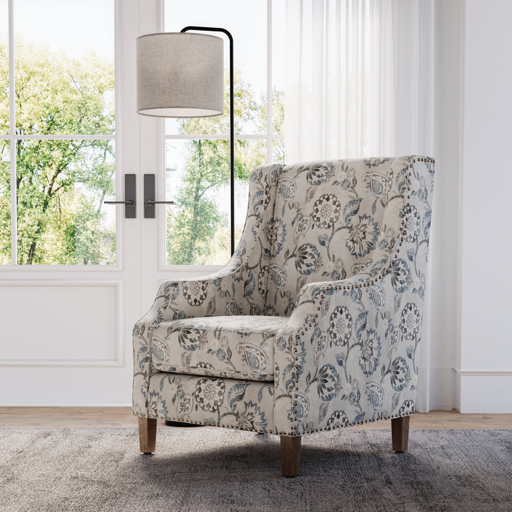 Westbrook Slate Accent Chair - Ornate Home
