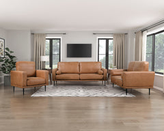Westcliffe Caramel Loveseat - Ornate Home