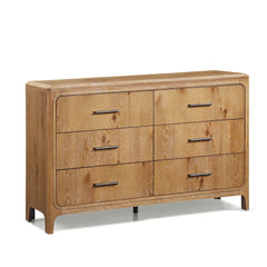 Westcott Cerused Natural Upholstered Panel Bedroom Set - Ornate Home