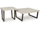 Westenfort Espresso/Gray Occasional Table Set (Set of 2) (Online Special Price) - Ornate Home