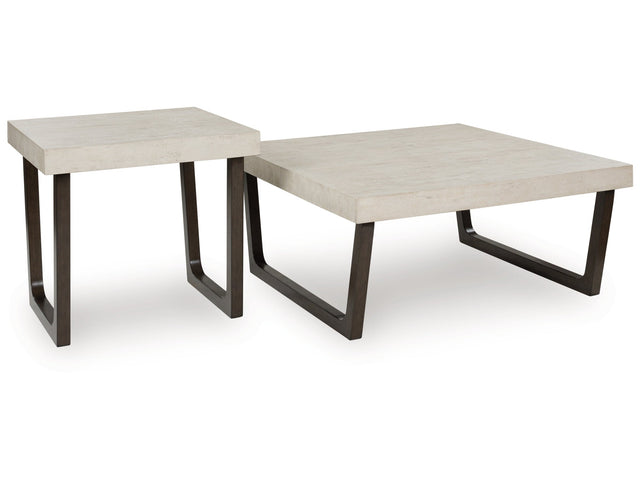 Westenfort Espresso/Gray Occasional Table Set (Set of 2) - Ornate Home